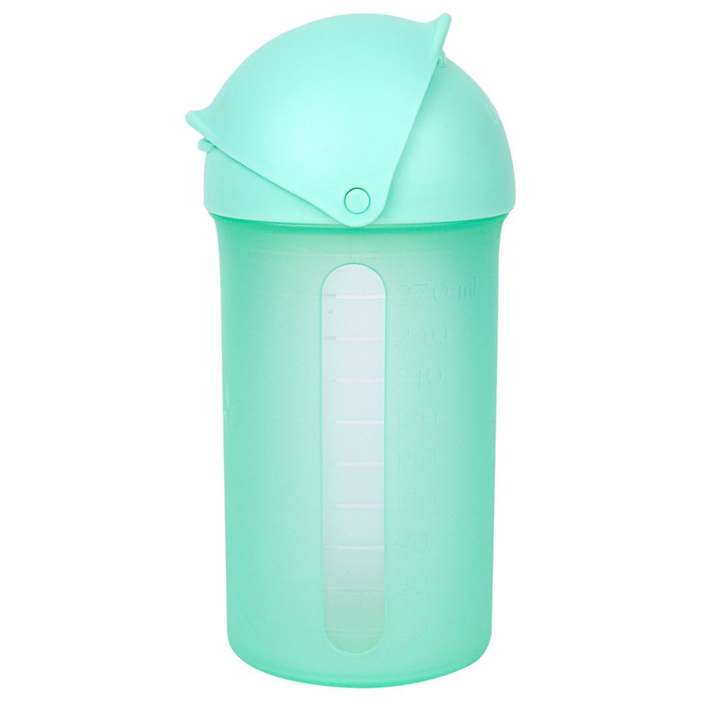 Boon - Swig Silicone Straw Bottle - Mint - 296ml