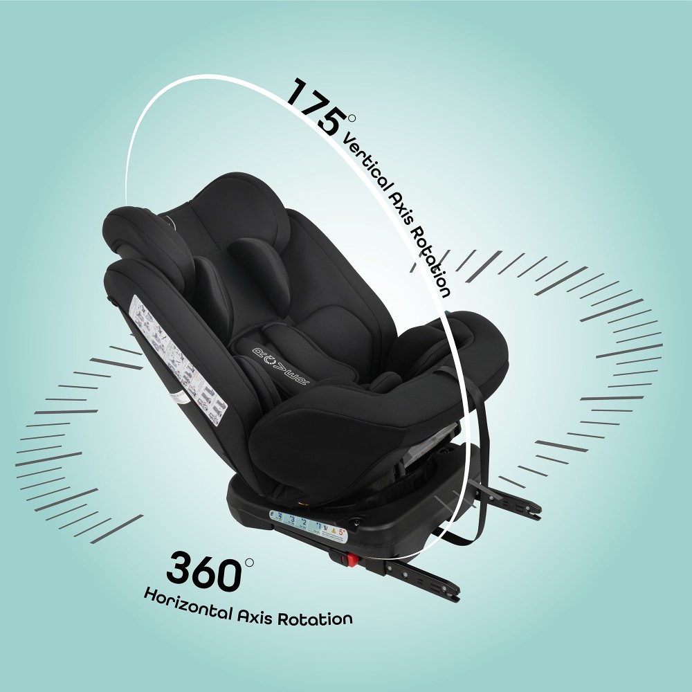 Moon - Rover Baby/Infant Car Seat 360 Degree Rotate - Black