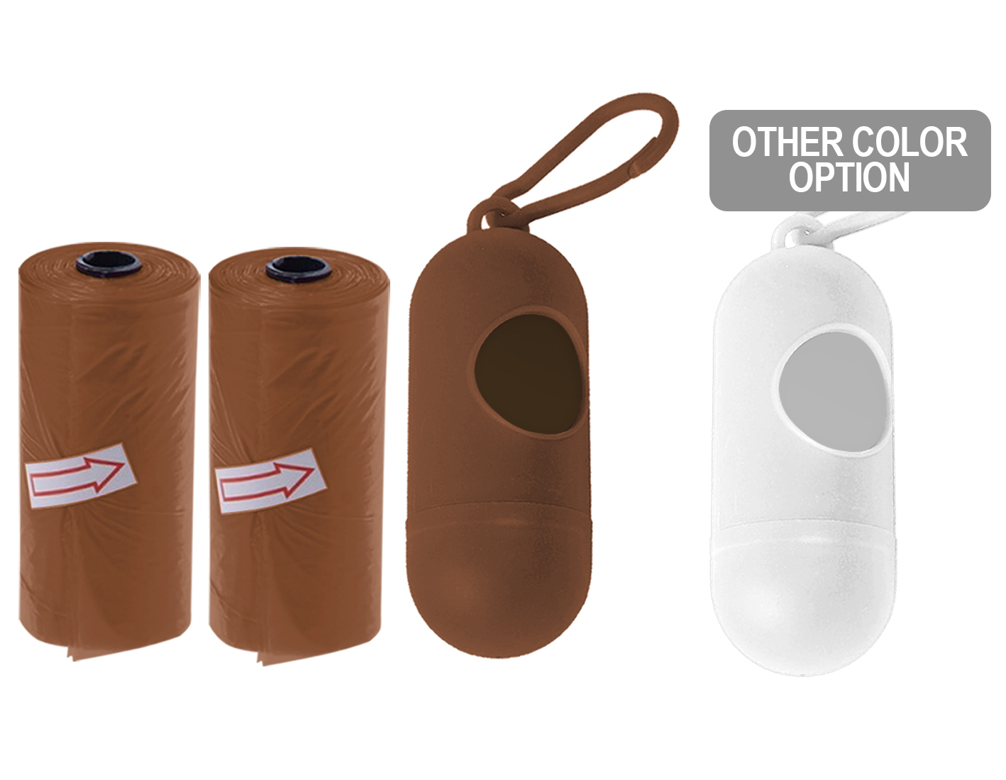 ستار بيبيز - أكياس حفاضات معطرة بنية اللون مع موزع - عبوة من 2/30 شنطة