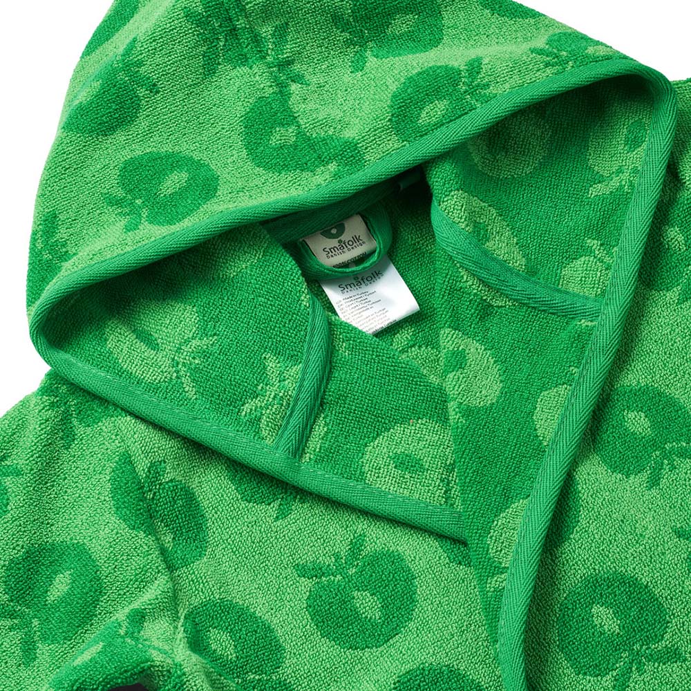 Smafolk - Apples Print Bathrobe - Green