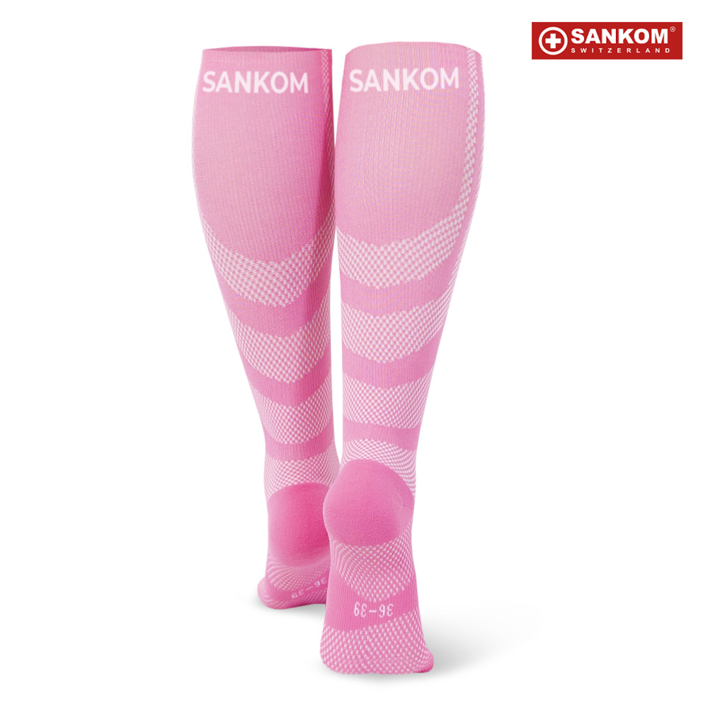 Sankom - Patent Light Socks - Pink