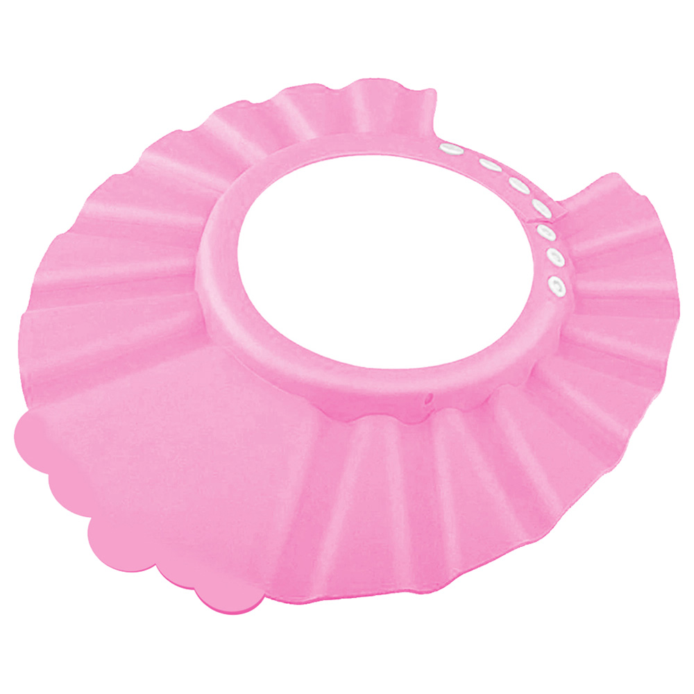 Star Babies - Kids Shower Cap With Powder Puff - 2pcs - Pink