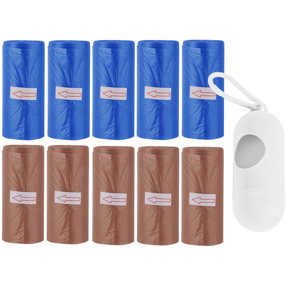 Star Babies - Scented Nappy Bag 150pcs with Dispenser - Dark Blue/Brown