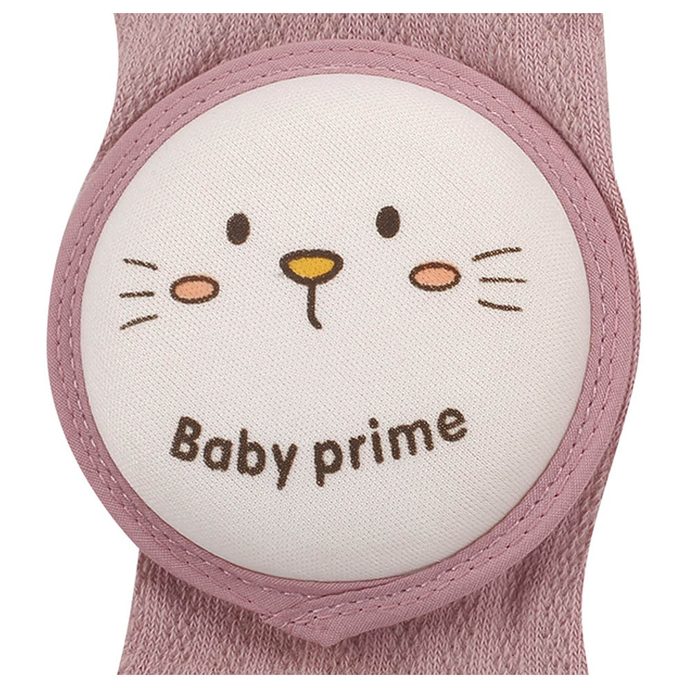 امشي بيبي - وسائد الركبة للأطفال أثناء الزحف - وردي