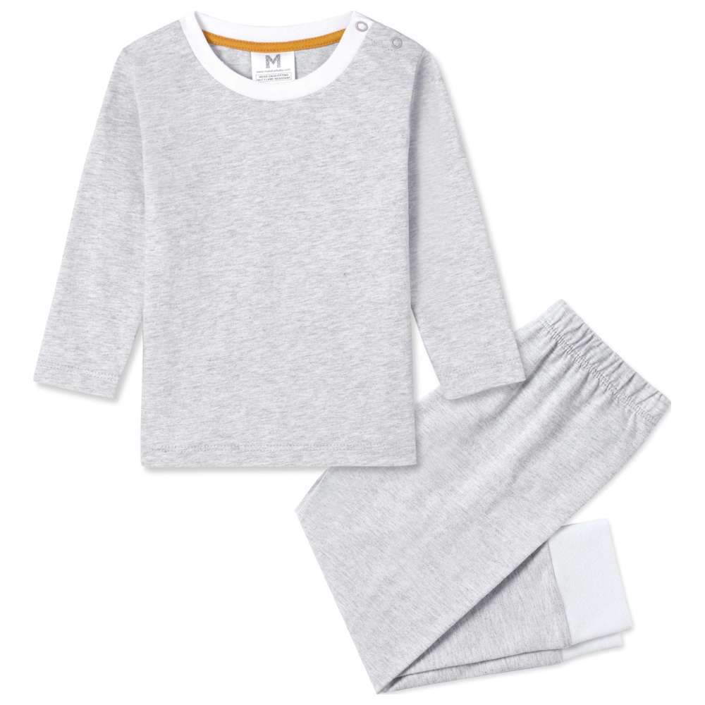 مالابار بيبي - طقم بيجامة عضوي محبوك - قطعتين - إيراوان