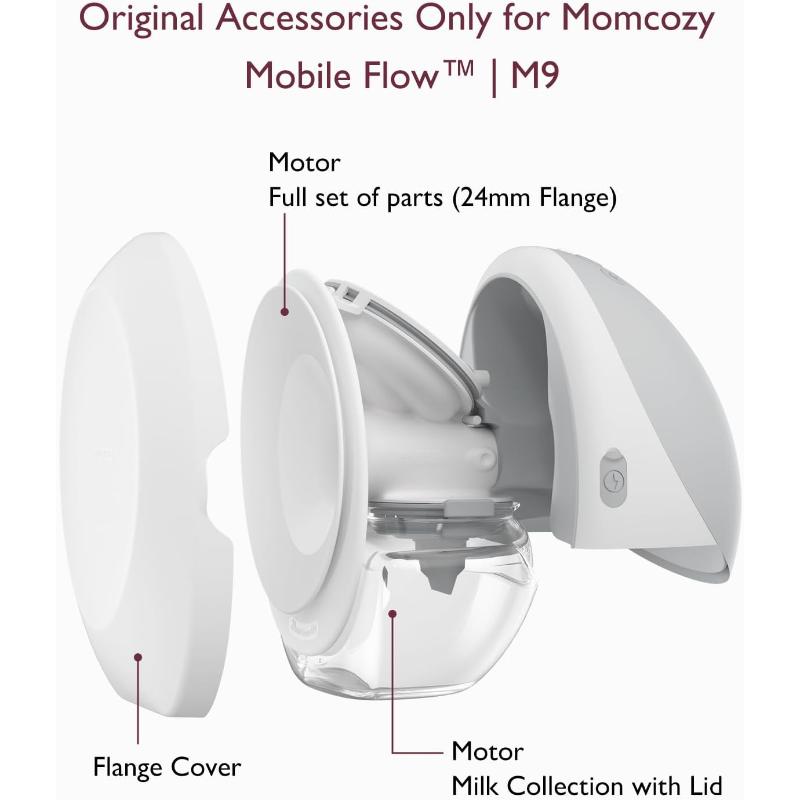 موم كوزي - مجموعة حافظات جمع الحليب لشفاط أم9 - شفافة