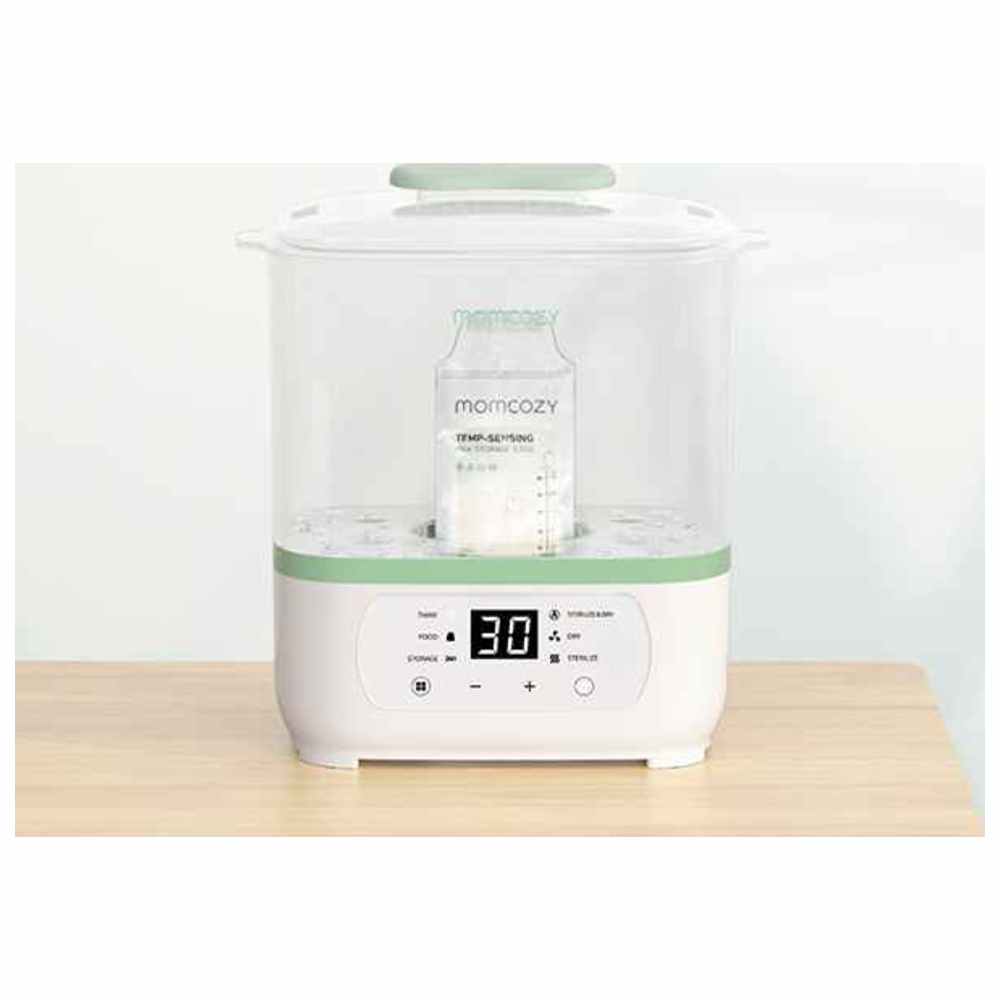 موم كوزي - معقم ومجفف رضّاعات الأطفال 8 في 1 - أبيض