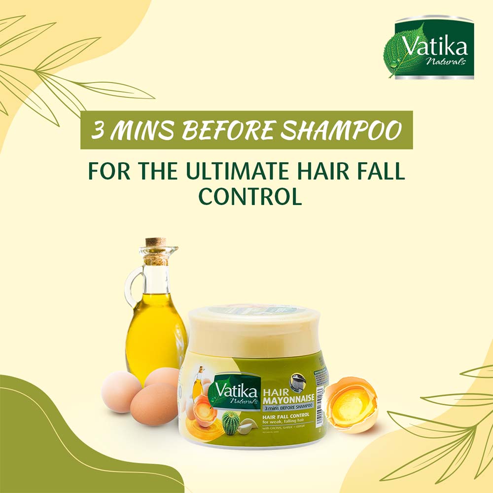 Vatika Naturals - Hairfall Control Hair Mask with Cactus - 500g