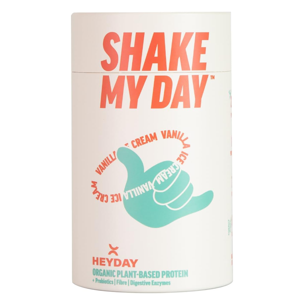 Heyday - Shake My Day Plant-Based Protein Powder - Vanilla Ice Cream - 480 gm