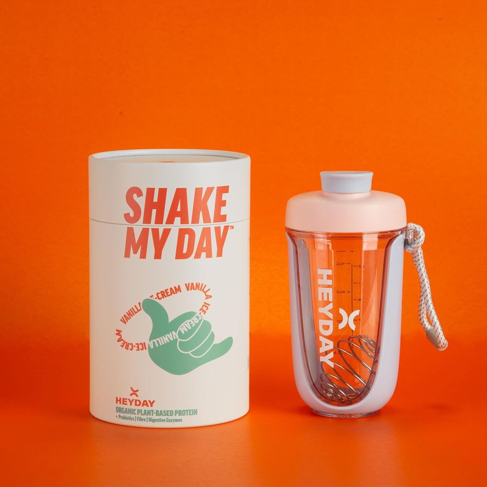 Heyday - Shake My Day Plant-Based Protein Powder - Vanilla Ice Cream - 480 gm