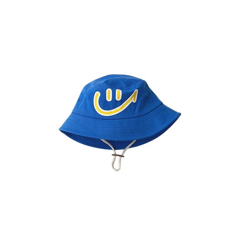 Wonder Kids Kid's Smiley Logo Detail Bucket Hat