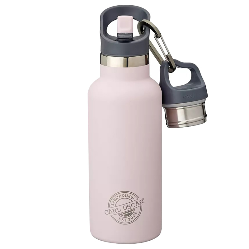 Carl Oscar - Stainless Steel Tempflask - Pink - 500ml