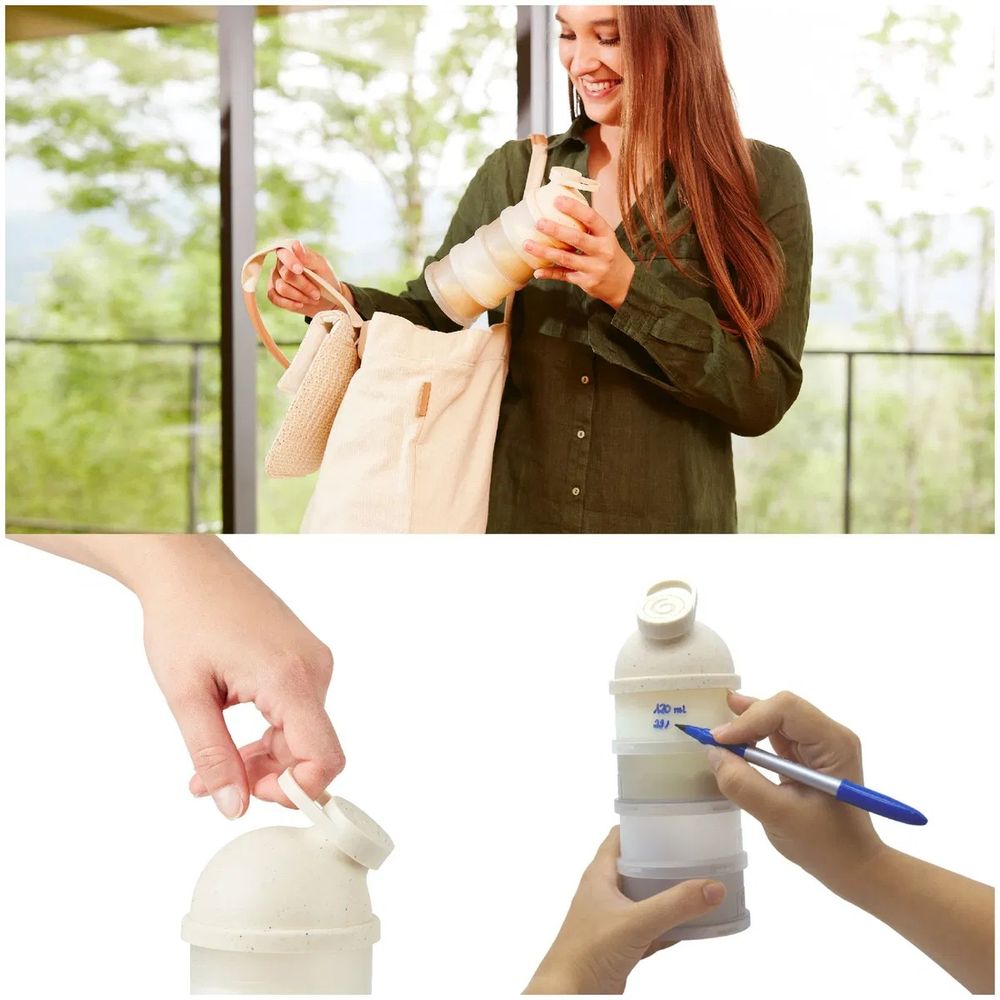 Babymoov - Easy-Pour Powdered Milk Dispenser With Handle - Multicolor - 4 Pcs - XL