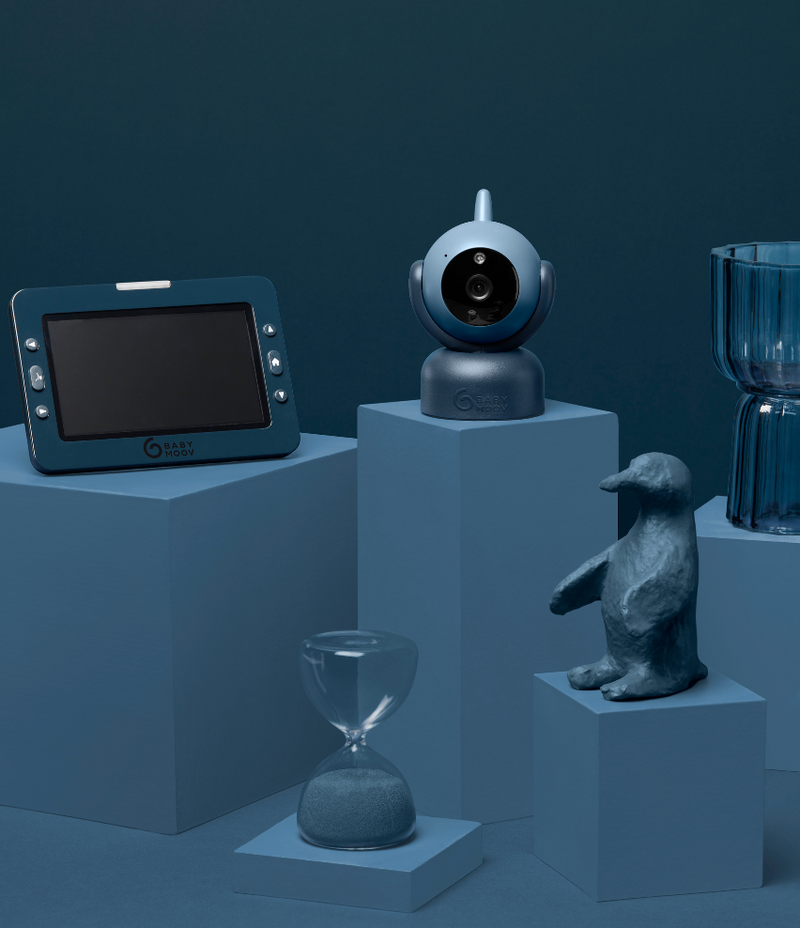 Babymoov - Yoo Master Plus 360-Degree Baby Safety Video Monitor - Green - 5-Inch