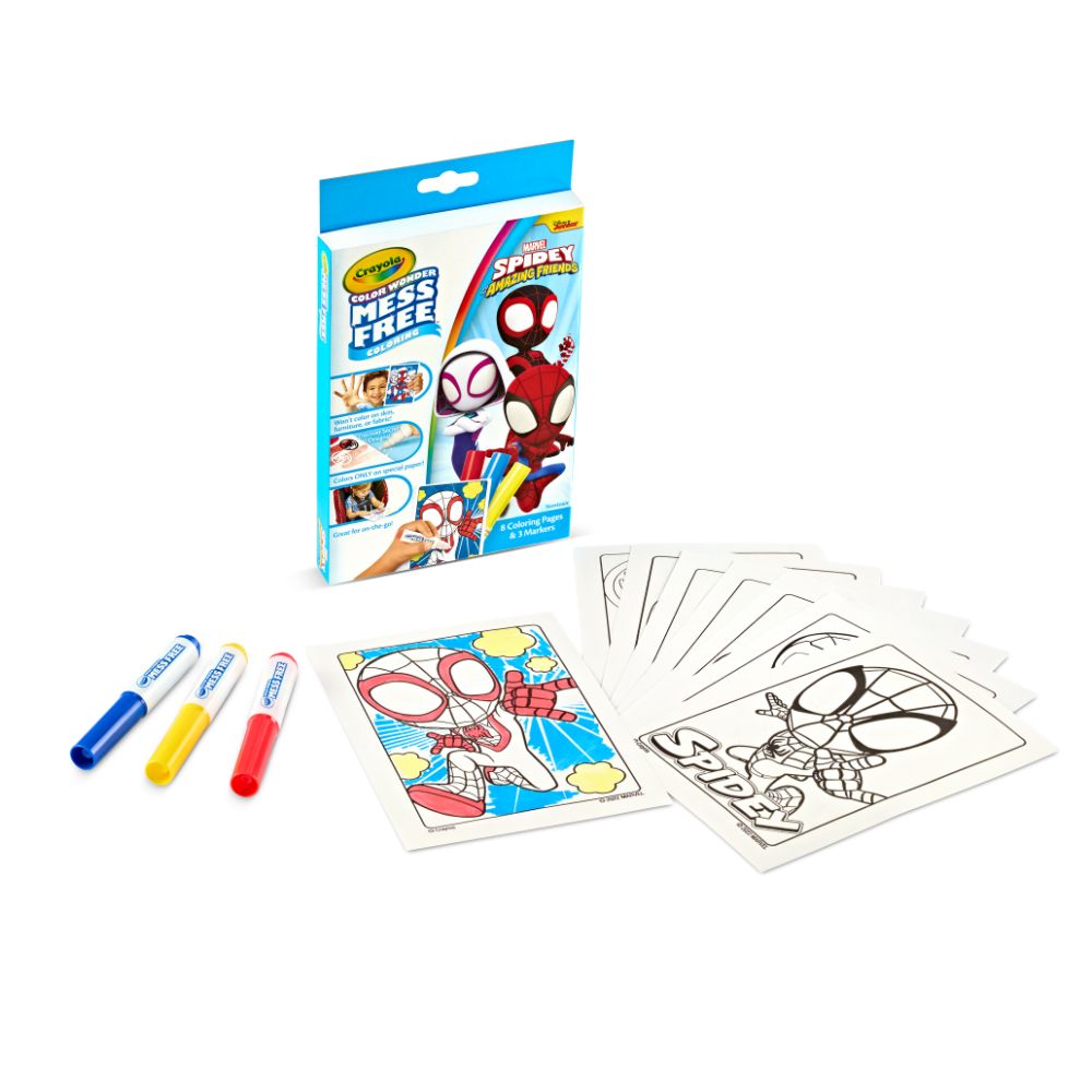 Crayola - Color Wonder Mini Box Set - Spidey & His Amazing Friends - 11 Pcs