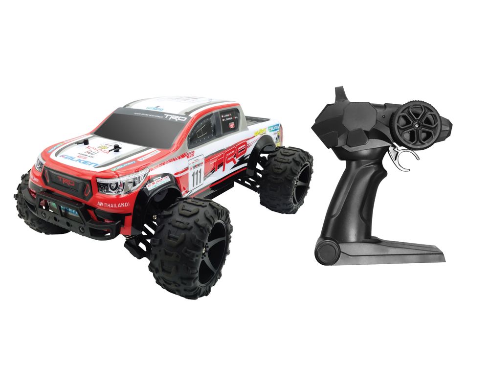 D-power - 1:10 Rally Champ Toyota Hilux Revo Axcr Rc Car - 2.4ghz Remote Control - For Kids Ages 6+