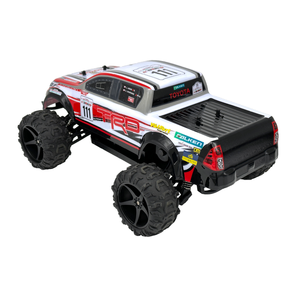 D-power - 1:10 Rally Champ Toyota Hilux Revo Axcr Rc Car - 2.4ghz Remote Control - For Kids Ages 6+