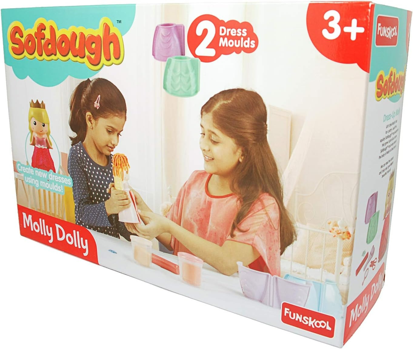 Funskool - Molly Dolly Fundough Pretend Playset