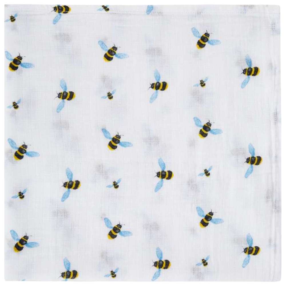Malabar Baby - Organic Muslin Blanket - Bees