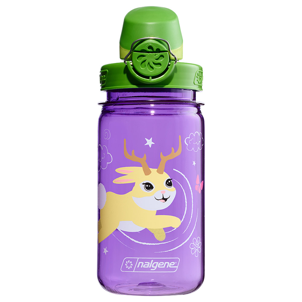 Nalgene - 'On The Fly' Tritan Bottle With Spout Cap - Purple Jackalope - 350ml