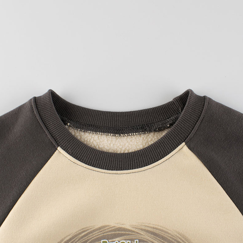 شوغر راش - سويت شيرت عادي - Sunbeam Bright - بيج ورمادي