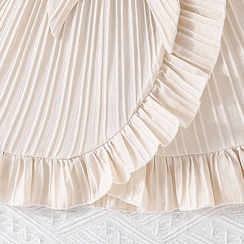 Sugar Rush - Solid Fit And Flare Dress - Beige