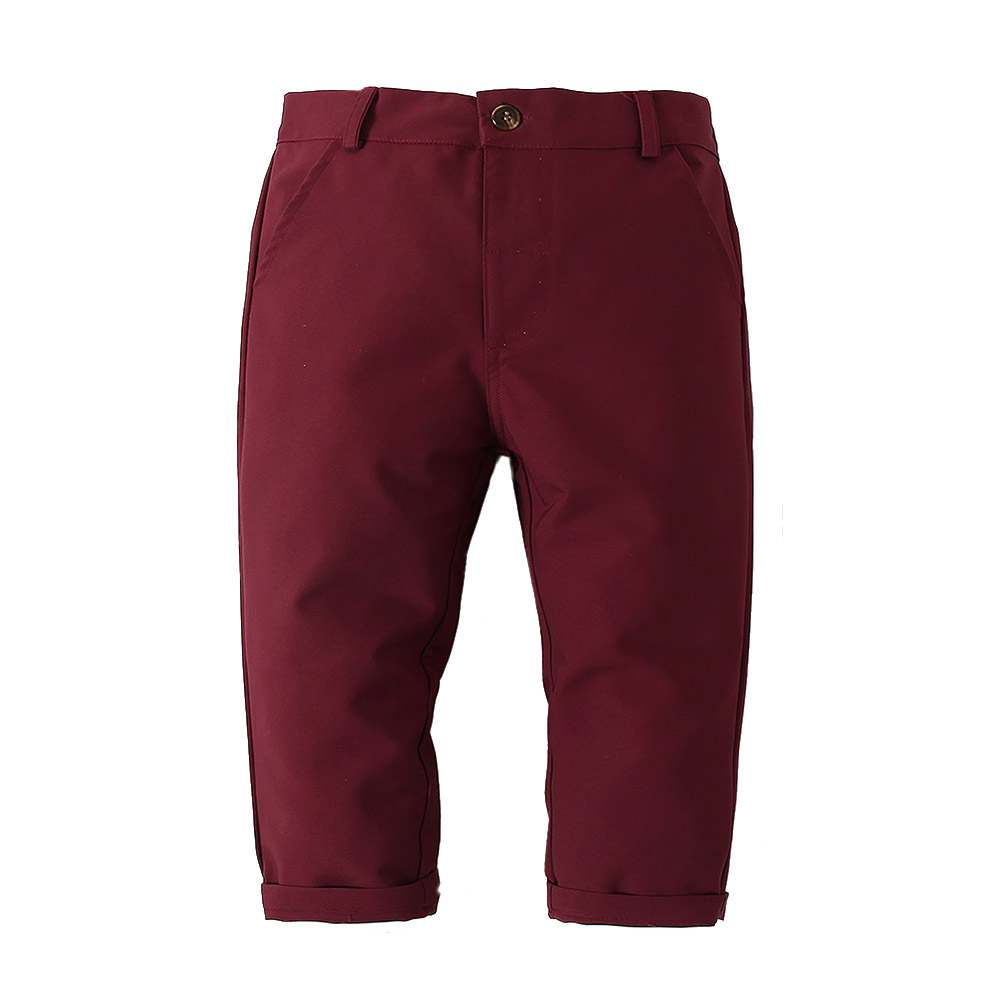 شوغر راش - طقم مكون من 4 قطع - قميص كلاسيكي وصدرية وربطة عنق وبنطلون - كستنائي