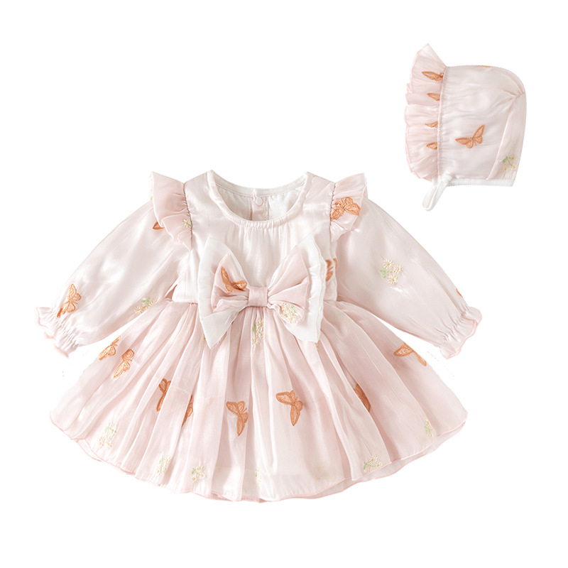 شوغر راش - طقم بيجاما بأكمام طويلة مع قبعة للبنات - زهري - عدد 2