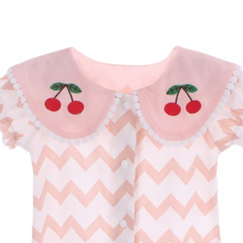 شوغر راش - طقم قطعتين - أفرول برقبة دائرية مع بندانة للبنات - وردي