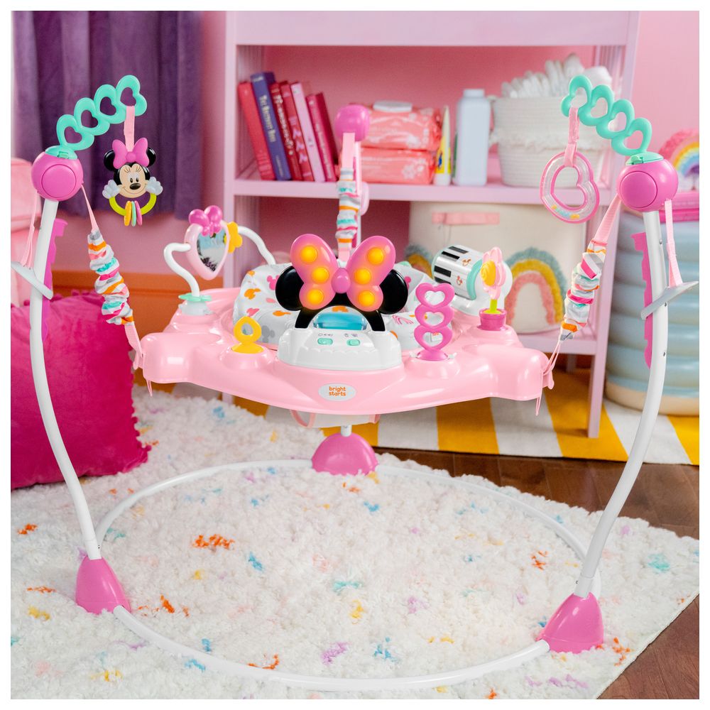 برايت ستارتس - نطاطة الأنشطة - ميني ماوس - زهري