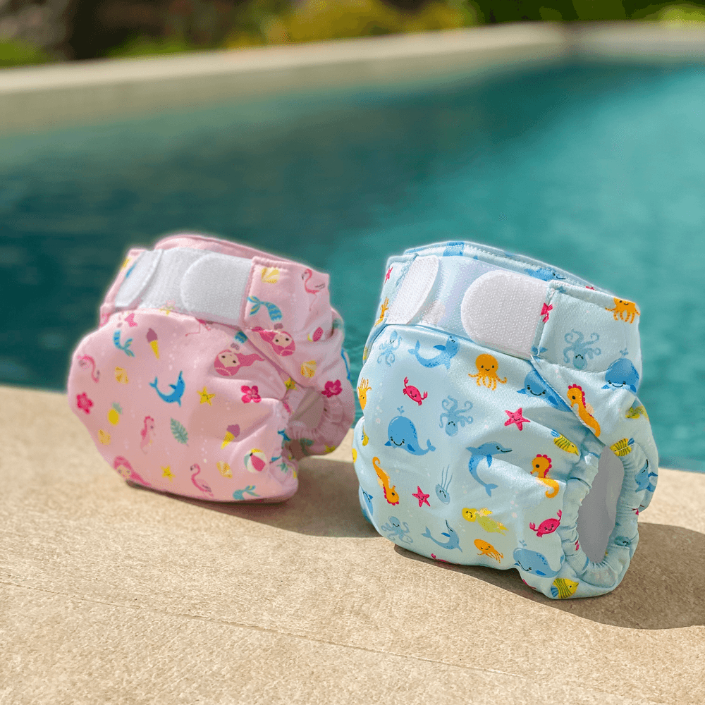 Freds Swim Academy - Baby Reusable Swim Diaper - Size 2 - 9-16kg - Pink
