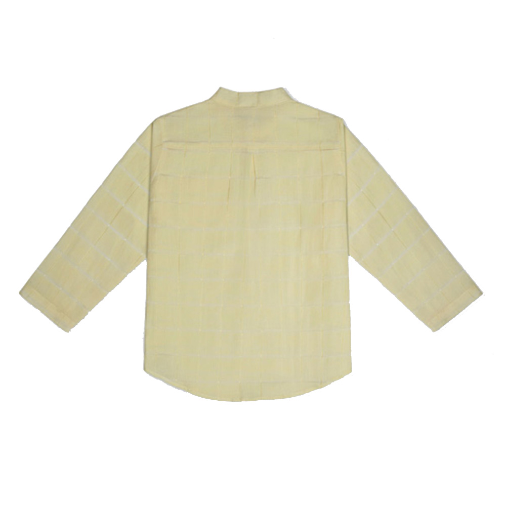 جولز آند جولييت - قميص آزاد بأكمام طويلة من الكتان - أصفر