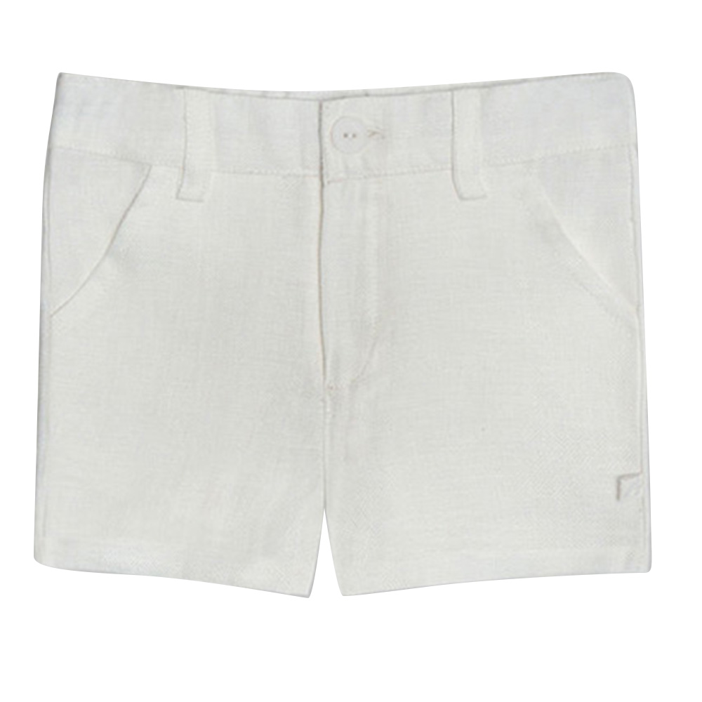 جولز آند جولييت - شورت قصير من الكتان للأولاد الصغار - أبيض