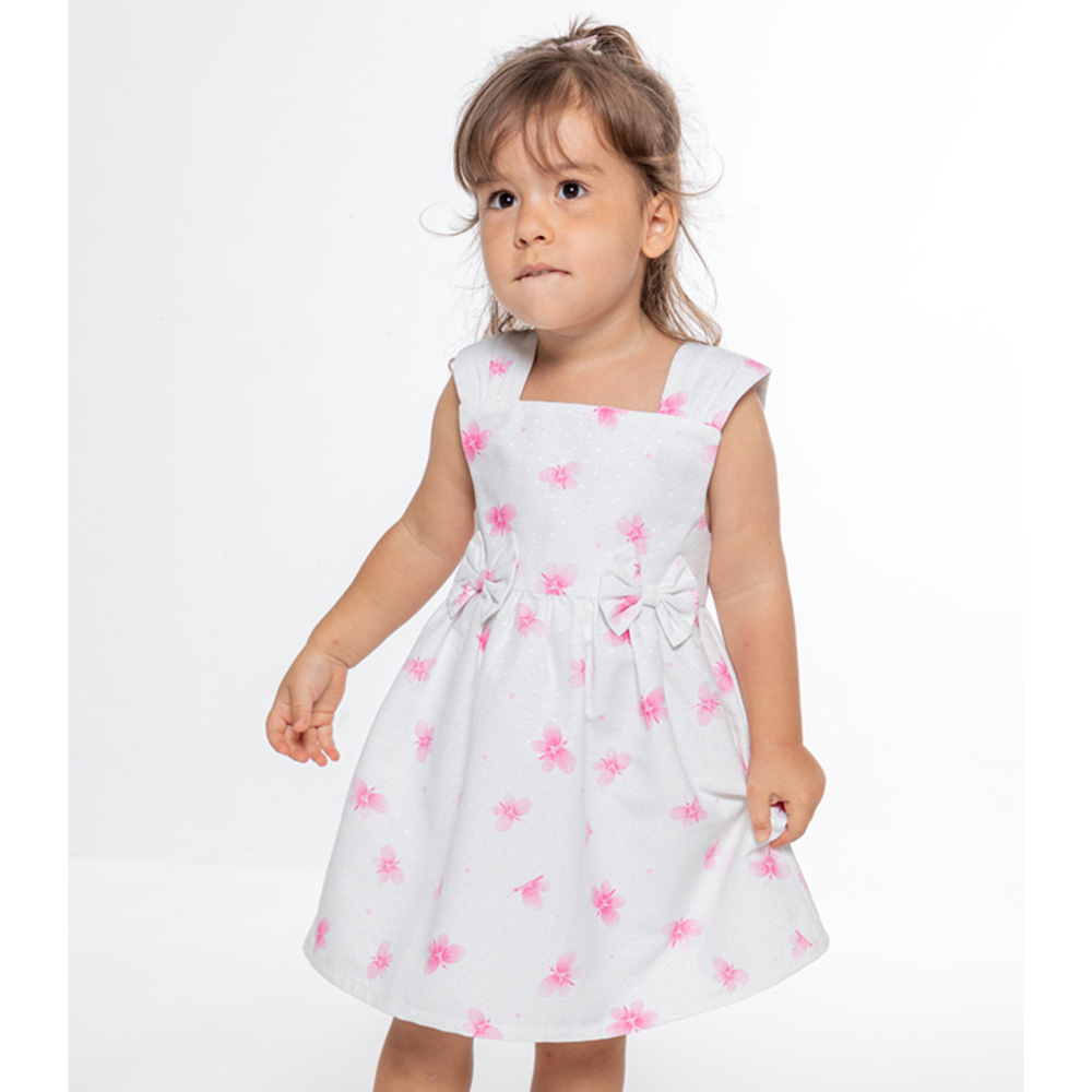 جولز آند جولييت - فستان ديزيريه بدون أكمام للبنات - أبيض