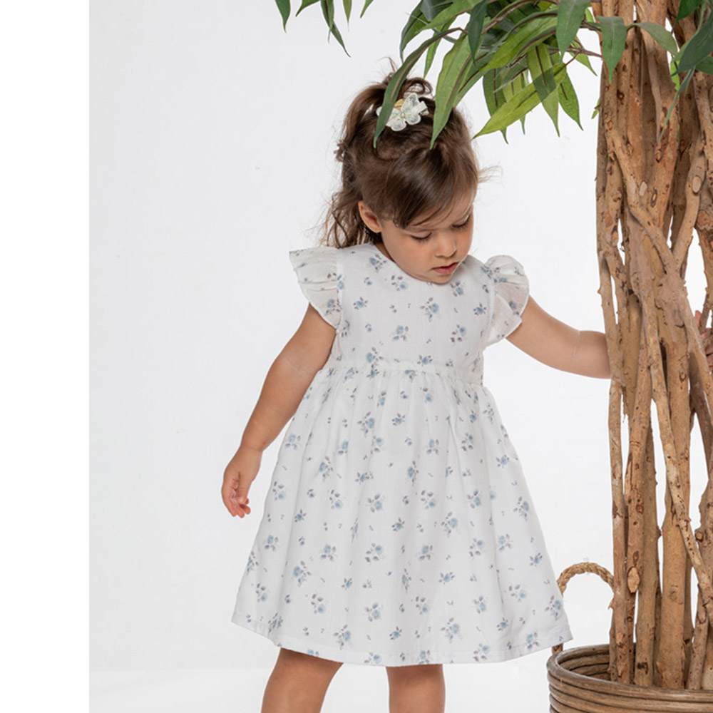 جولز آند جولييت - فستان يوجيني بدون أكمام للبنات - أبيض