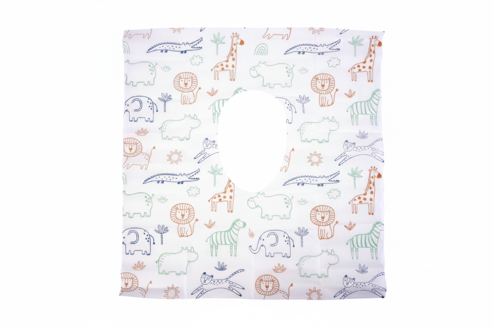 The Kids HQ - XL Disposable Toilet Seat Cover - Safari - 10pcs