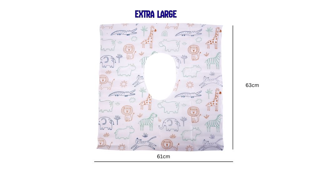 The Kids HQ - XL Disposable Toilet Seat Cover - Safari - 10pcs