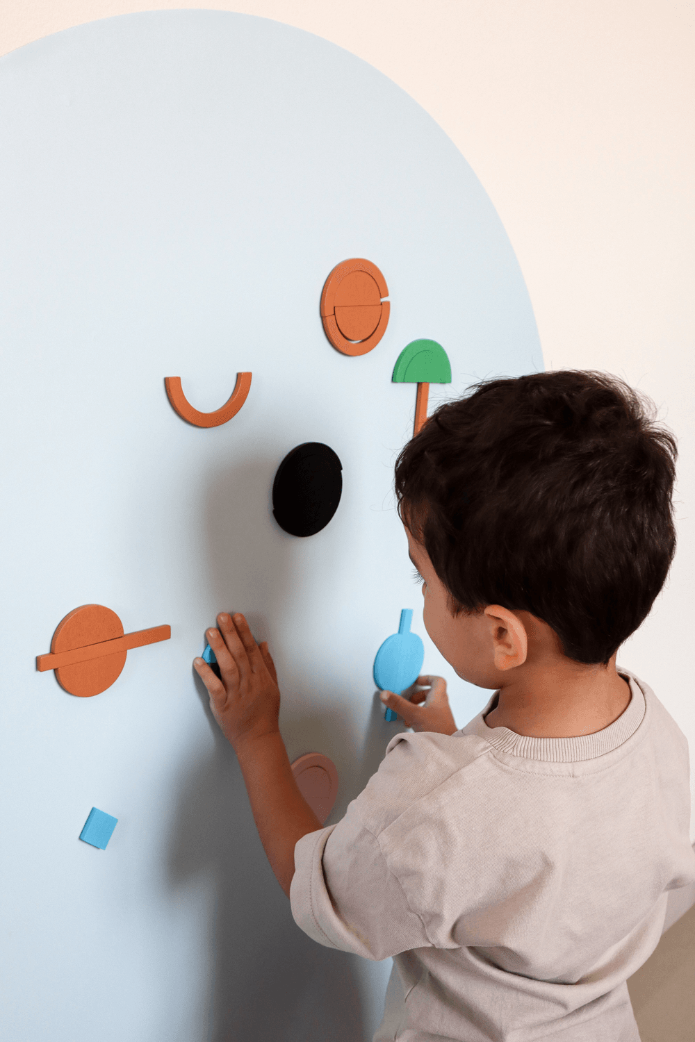 Flok - Geo Magnet Wall Play Set - 100 Pcs