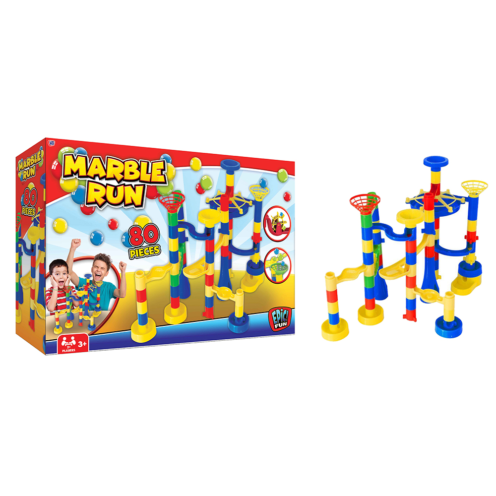 Epic Fun - Mega Marble Run Game - 80pcs