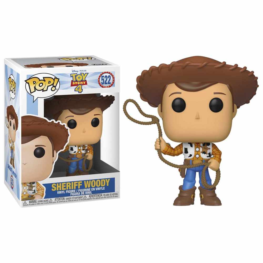 Funko - Pop! Disney Toy Story 4 Collectable Vinyl Figure - Sheriff Woody - 3.75-Inch