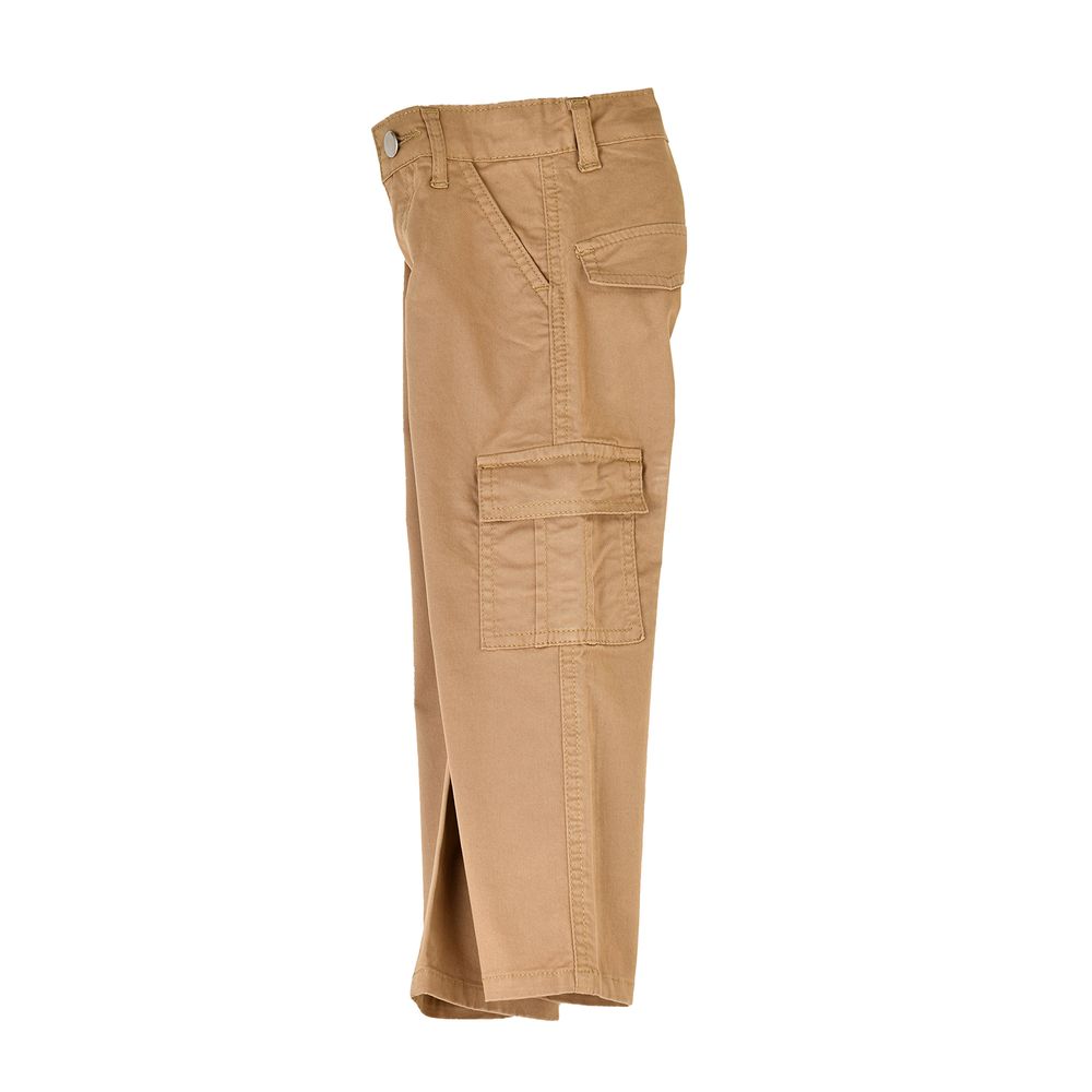 Jam - Boys' Cargo Pants With Side Pockets - Khaki