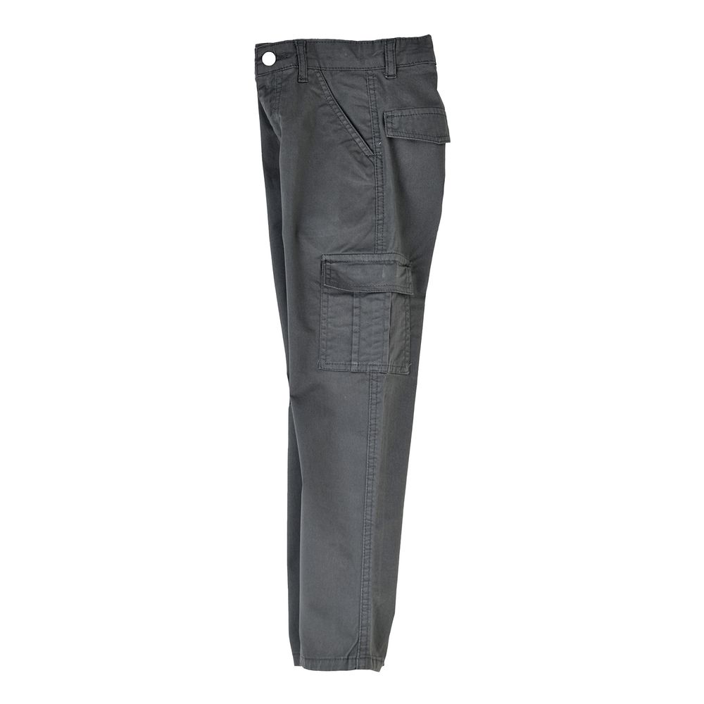Jam - Boys' Cargo Pants With Side Pockets - Dark Grey
