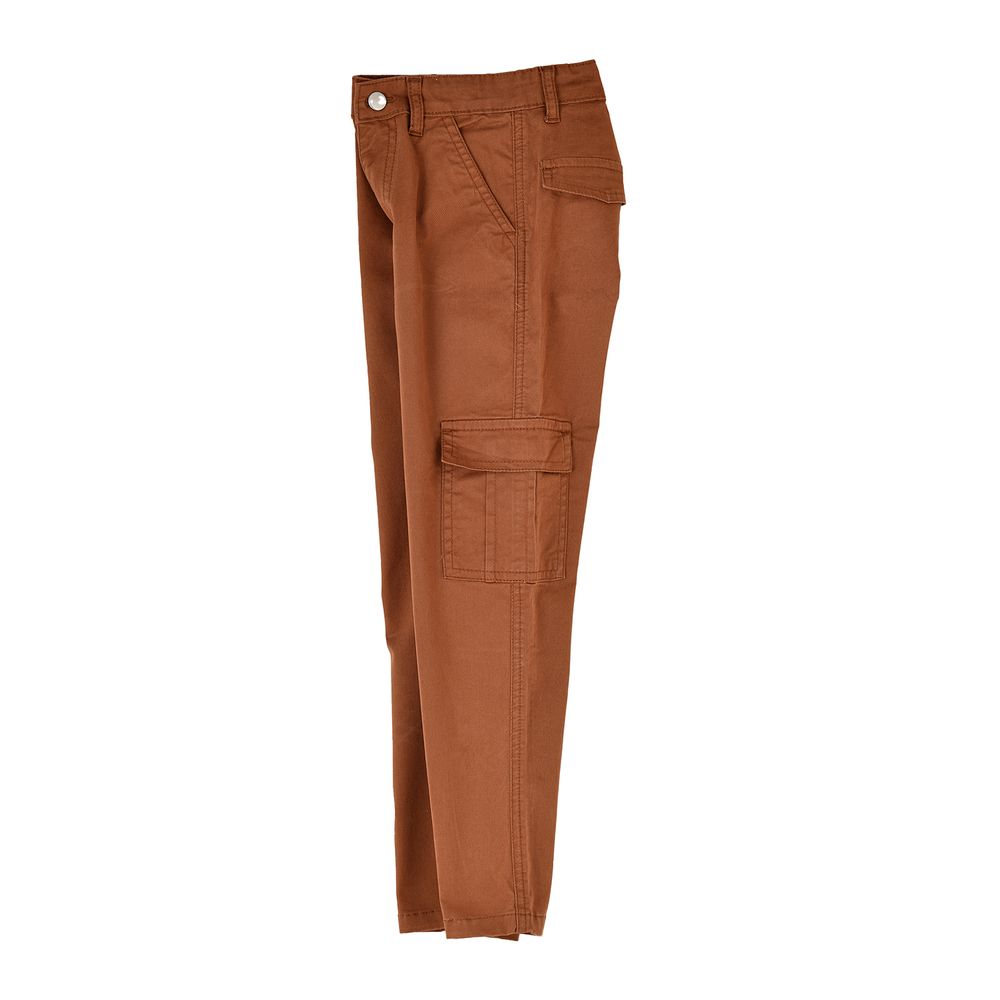 Jam - Boys' Cargo Pants With Side Pockets - Brown