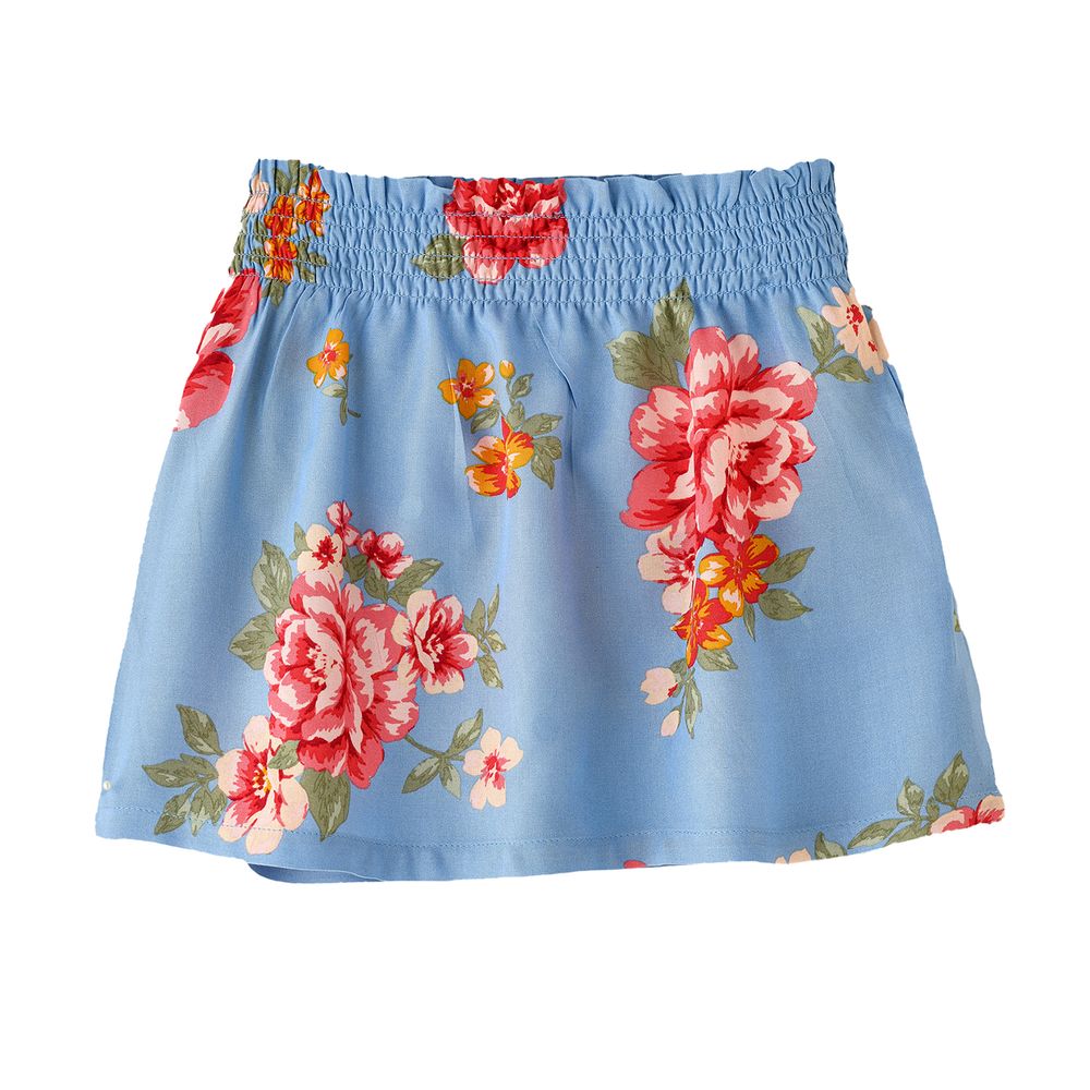 Jelliene - Girl's Floral Print Skirt