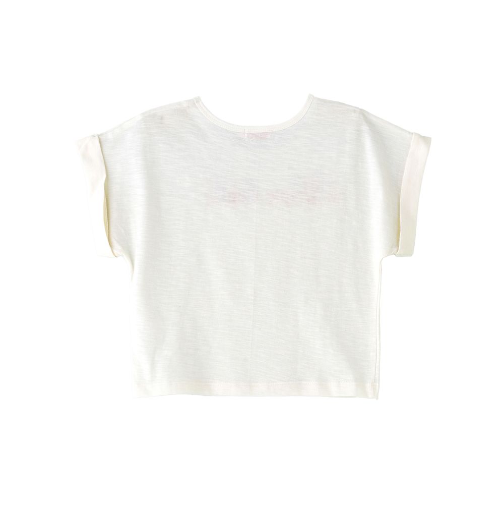 جيلين - تيشيرت بناتي - تروبيك كول - أبيض