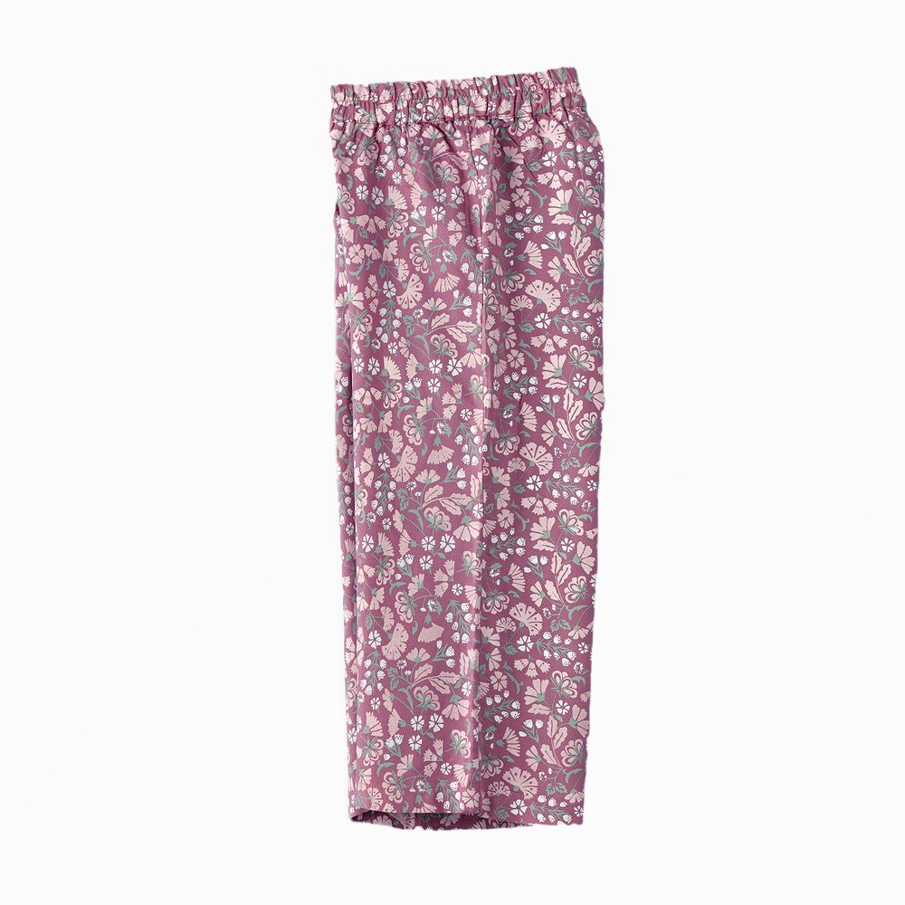 Jelliene - Breezy Blooms: Girls' Viscose Harem Pants - Floral