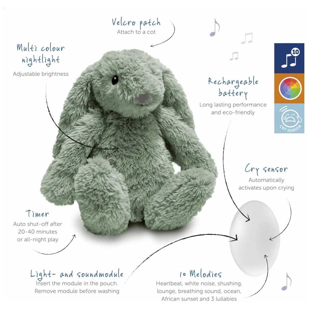 Zazu - Ro Rechargeable Sleep Soother - Green