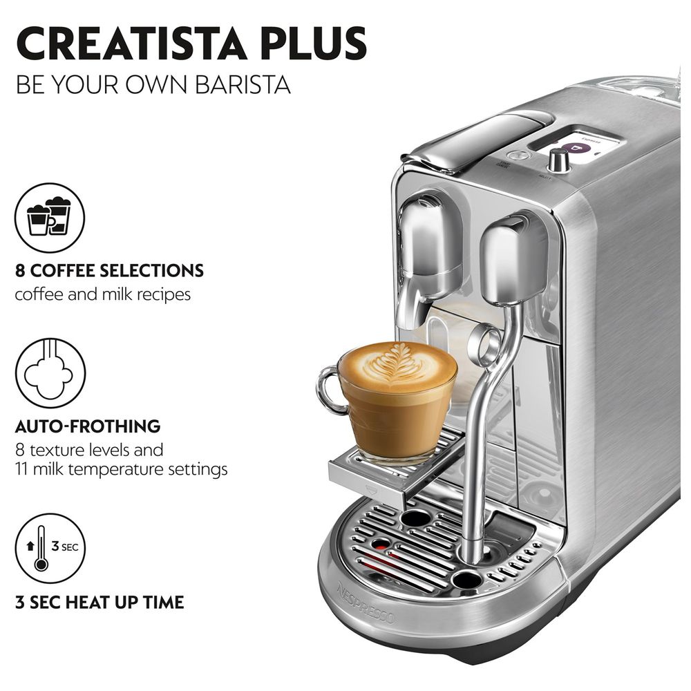نيسبريسو - ماكينة قهوة كرياتستا بلس - معدني - 1.5 لتر