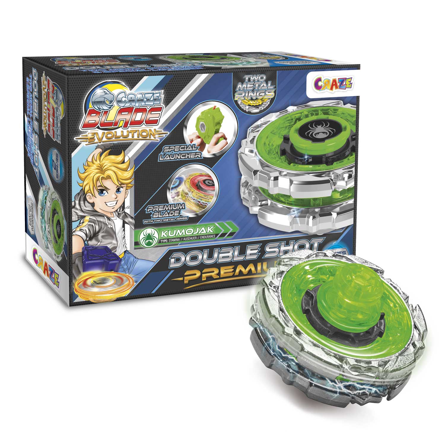 كرايز - بلبل بليد إيفولوشن دبل شوت - أخضر