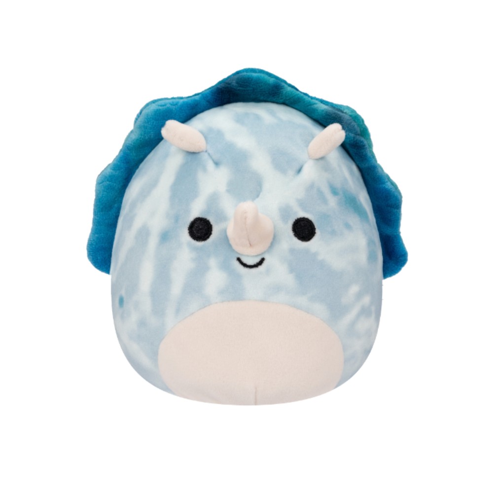 Squishmallows - Little Plush Flipamallows - Delilah/Jerome - Purple Dino/Blue Tie-Dye Triceratops 5"